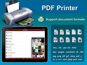 PDF Printer  iPad App screenshot