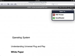 PDF Printer iPad App screenshot 4