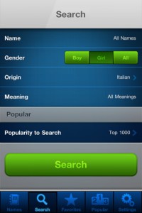 popular baby names iPhone Screenshot 4