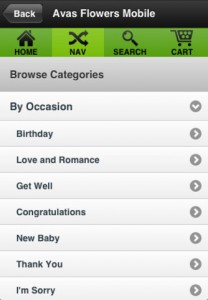 avas-flowers-iphone-app-review-categories